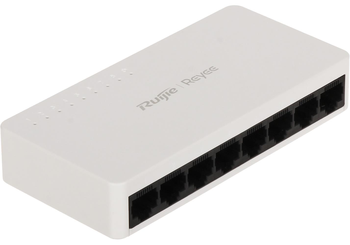 Ruijie Reyee RG-ES08G-L 8 Port 10/100/1000 Mbps Yönetilemez Switch Plastik Kasa
