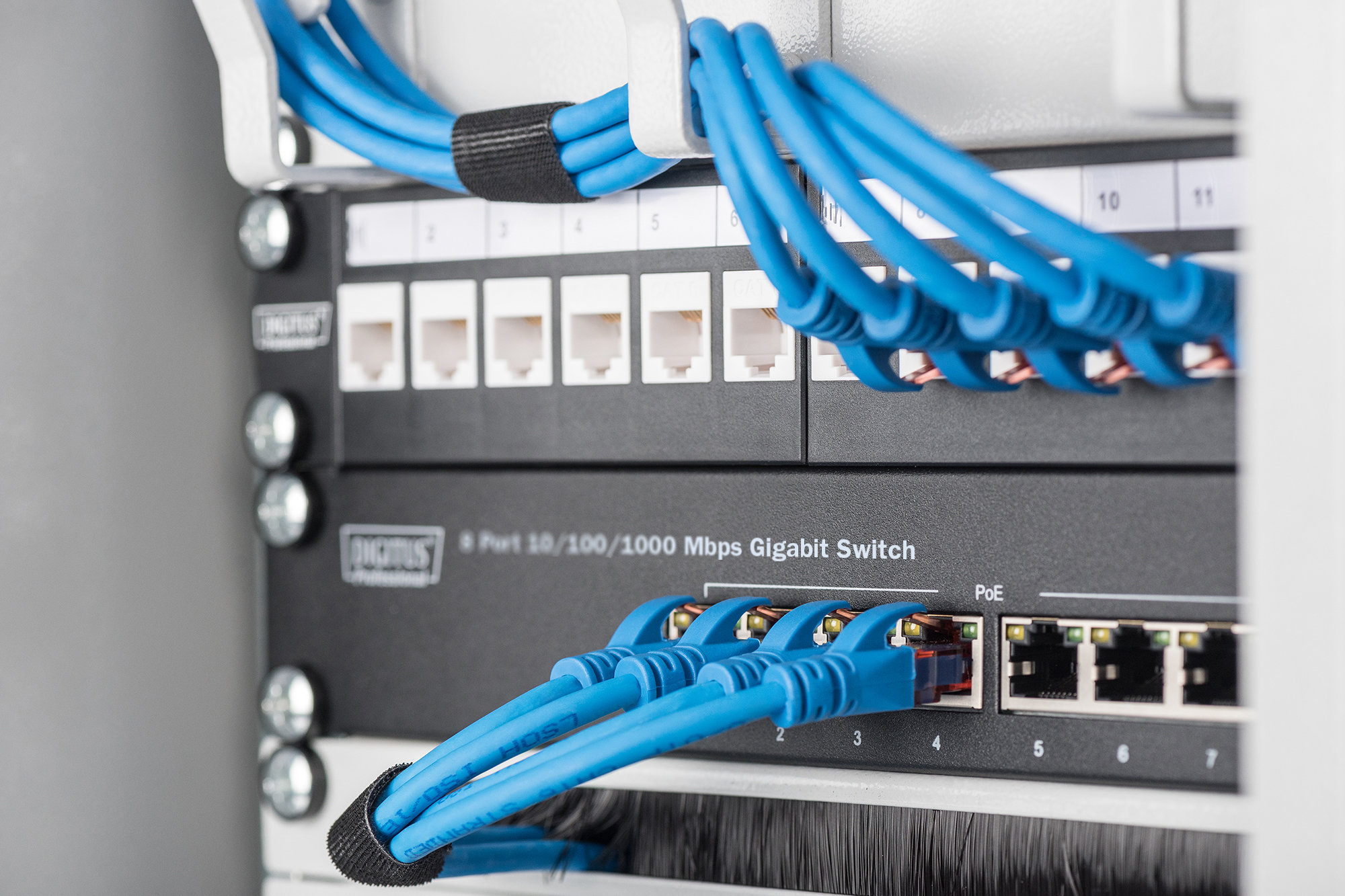 Digitus DN-80114 Yönetilemeyen 8 port 1000Base-T Gigabit Switch - görsel 5