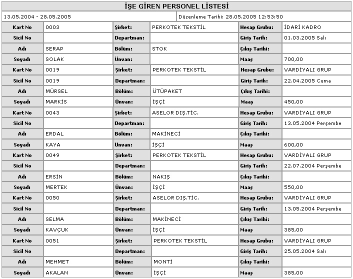 Perkotek Personel Takip Programı - görsel 16